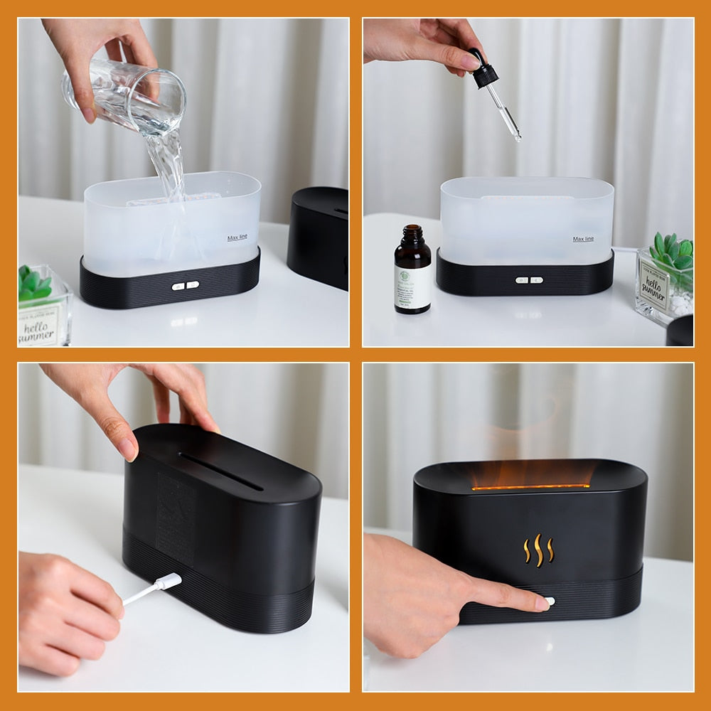Flame Aroma Humidifier
